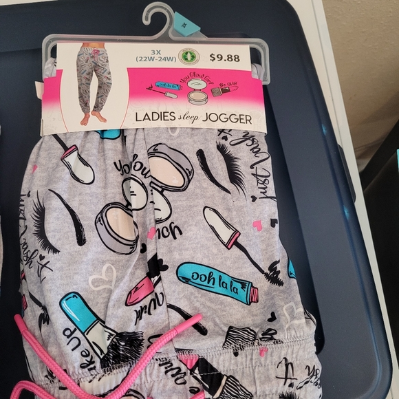 Makeup Printpajama joggers - Picture 4 of 4